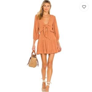NWT!‎ L*Space Stay Golden Dress in Putty Size L